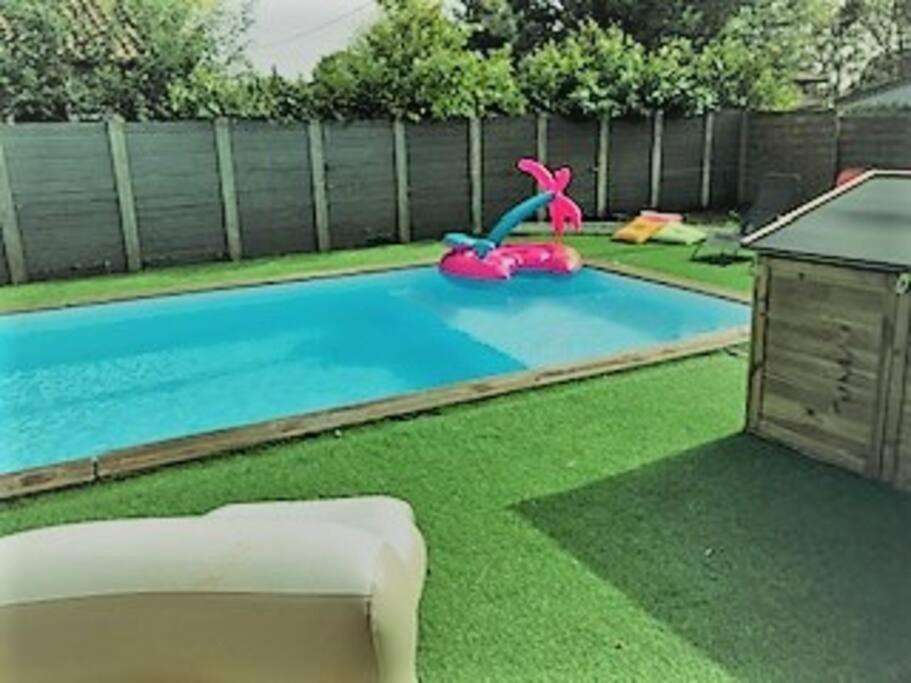 Detente Piscine Et Jacuzzi Au Bassin D'Arcachon أنديرنو لي بان المظهر الخارجي الصورة