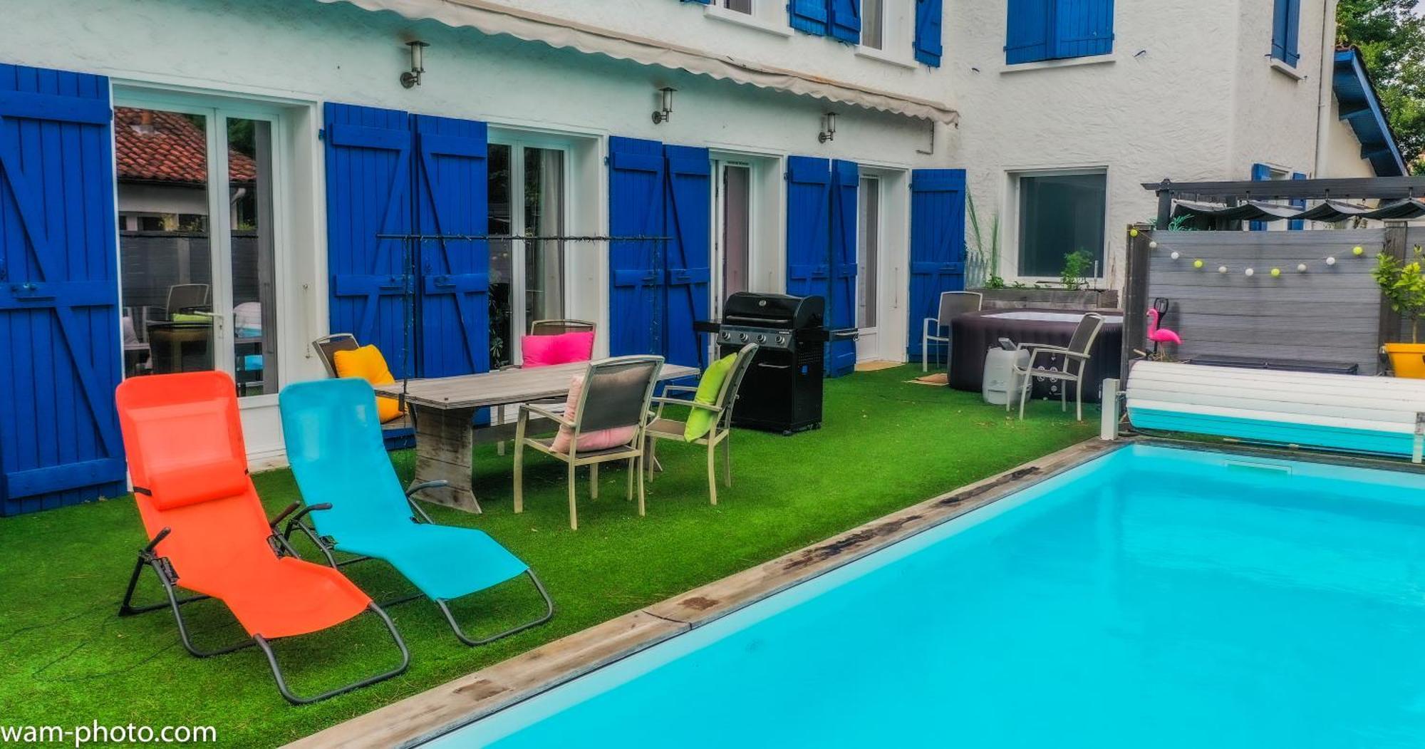 Detente Piscine Et Jacuzzi Au Bassin D'Arcachon أنديرنو لي بان المظهر الخارجي الصورة
