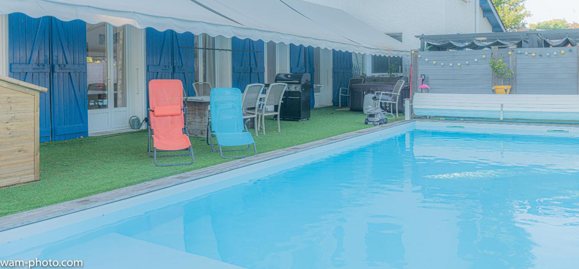 Detente Piscine Et Jacuzzi Au Bassin D'Arcachon أنديرنو لي بان المظهر الخارجي الصورة